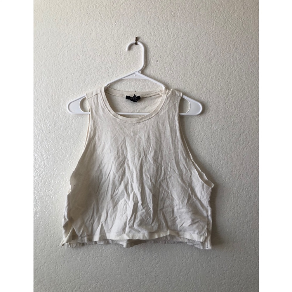 Cream tank top